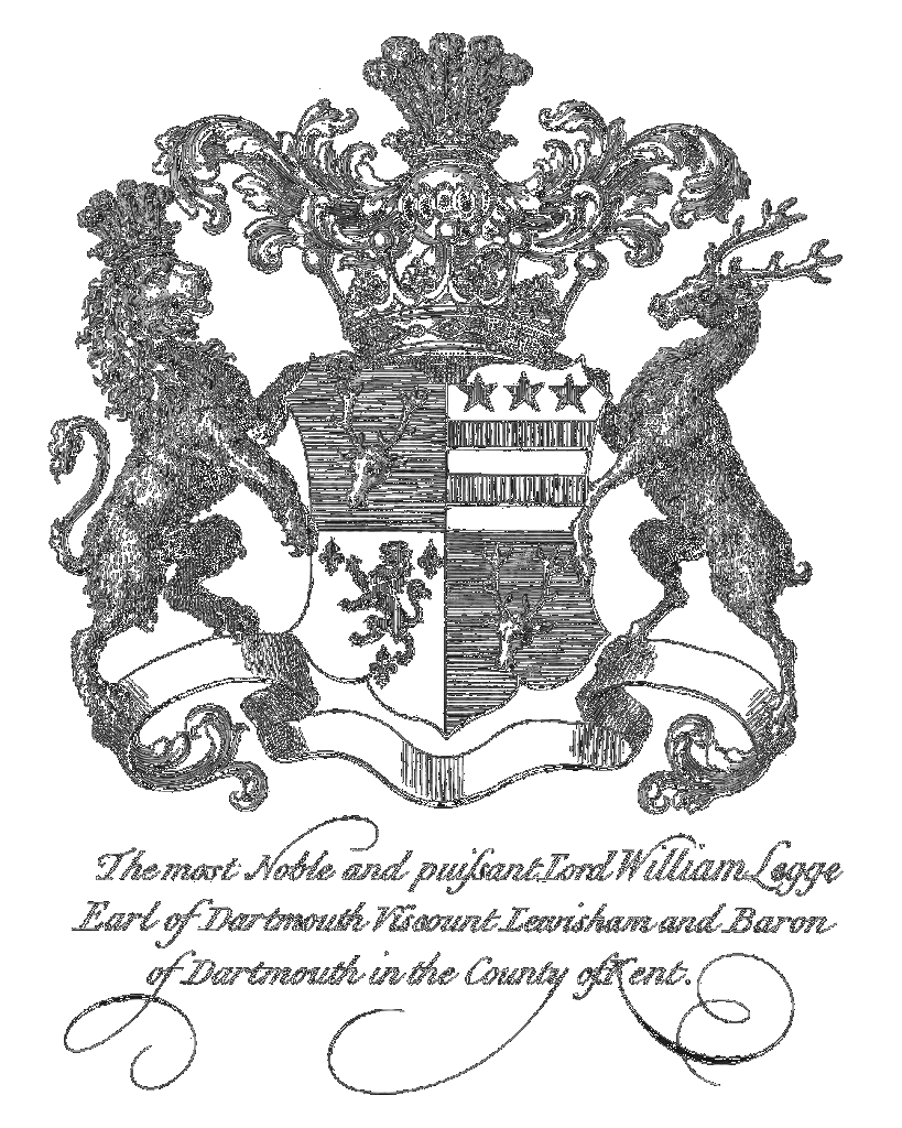Coat of arms of the Earl of Dartmouth